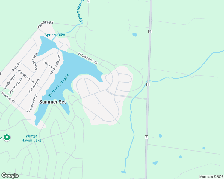 map of restaurants, bars, coffee shops, grocery stores, and more near 40 East Lakeview Drive in De Soto