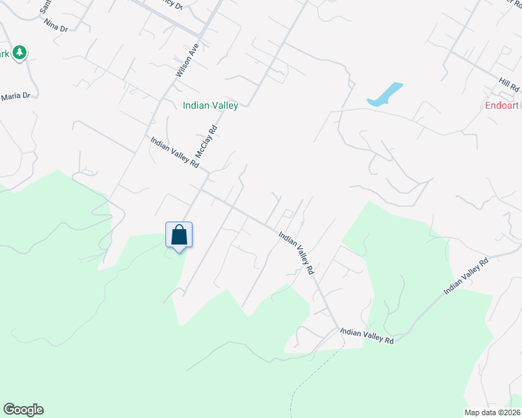 map of restaurants, bars, coffee shops, grocery stores, and more near 1848 Indian Valley Road in Novato