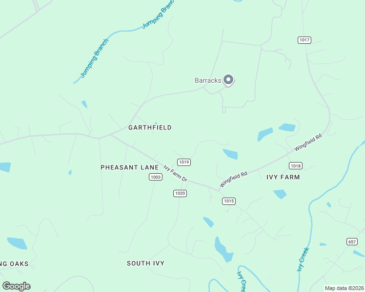 map of restaurants, bars, coffee shops, grocery stores, and more near 2040 Foal Lane in Charlottesville