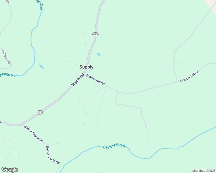 map of restaurants, bars, coffee shops, grocery stores, and more near 2442 Quarter Hill Road in Caret