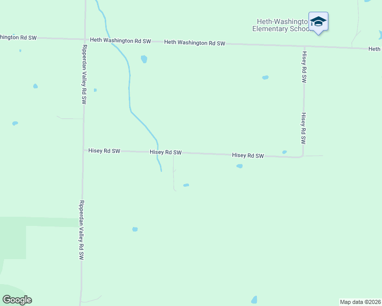 map of restaurants, bars, coffee shops, grocery stores, and more near Hisey Road Southwest in Harrison County