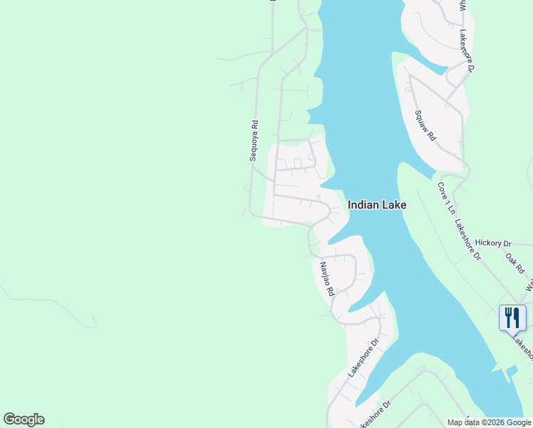 map of restaurants, bars, coffee shops, grocery stores, and more near 1555 Cree Ih Road in Cuba