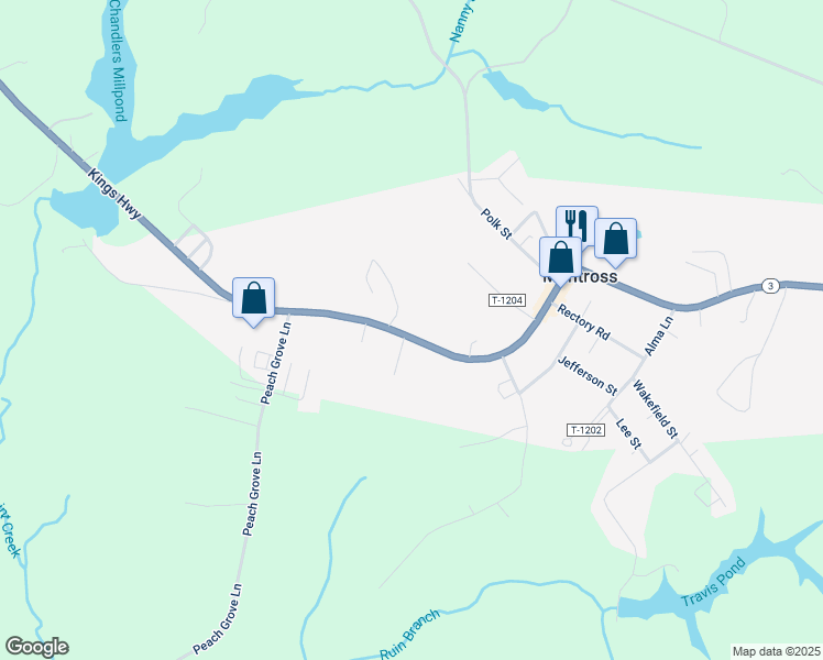 15381 Kings Highway, Montross VA Walk Score