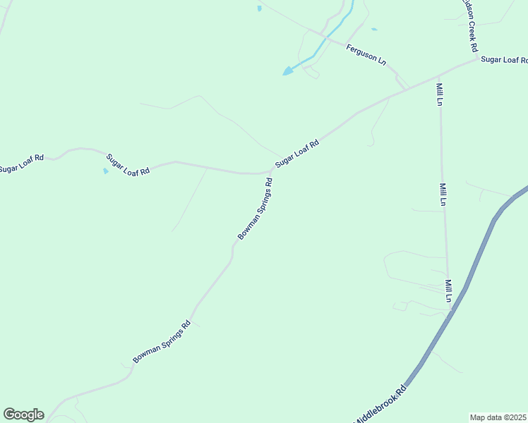map of restaurants, bars, coffee shops, grocery stores, and more near Bowman Springs Road in Staunton