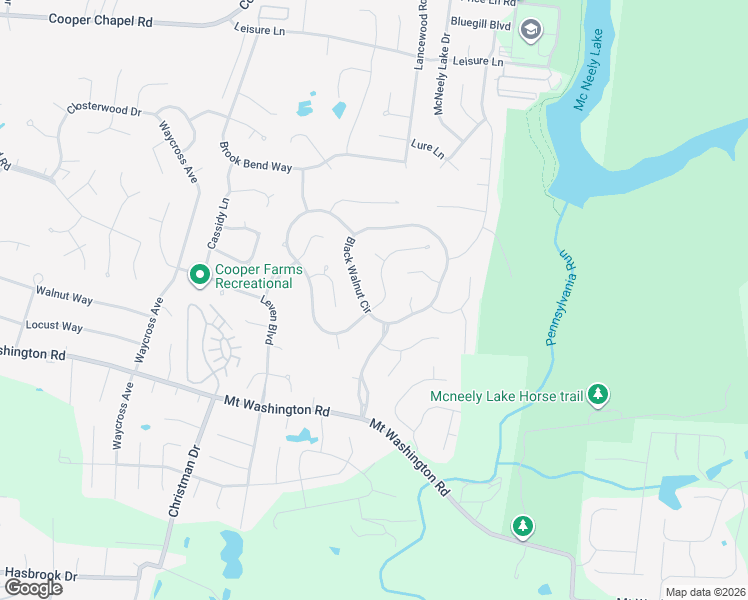 map of restaurants, bars, coffee shops, grocery stores, and more near 11513 Top Walnut Loop in Louisville