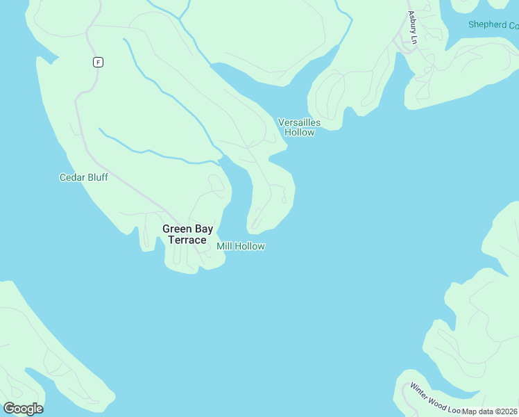 map of restaurants, bars, coffee shops, grocery stores, and more near Four Waters Drive in Sunrise Beach