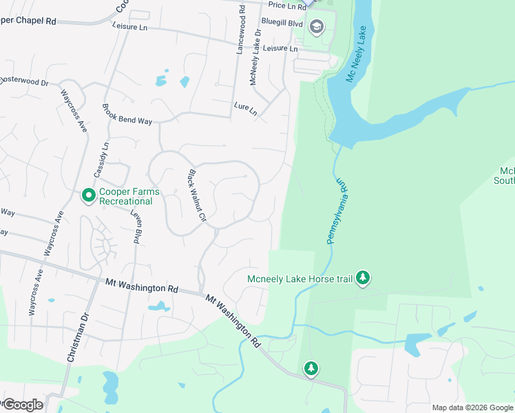 map of restaurants, bars, coffee shops, grocery stores, and more near 7124 Black Walnut Circle in Louisville