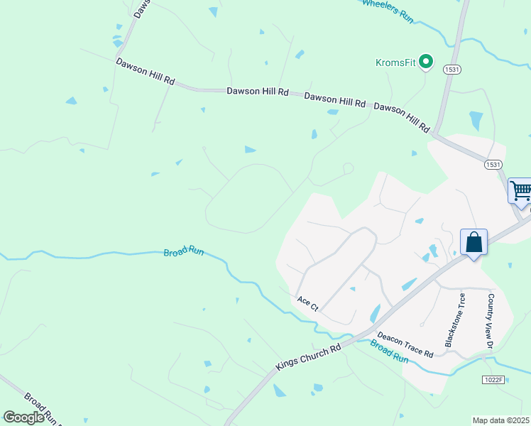 map of restaurants, bars, coffee shops, grocery stores, and more near 612 Wood Valley Lane in Louisville