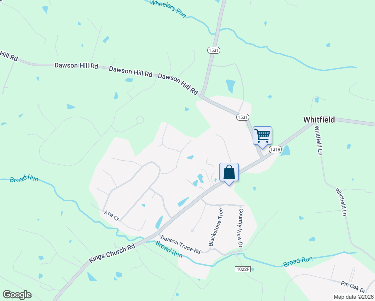 map of restaurants, bars, coffee shops, grocery stores, and more near 287 Queens Court in Taylorsville