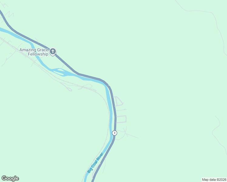 map of restaurants, bars, coffee shops, grocery stores, and more near Coal River Road in Seth