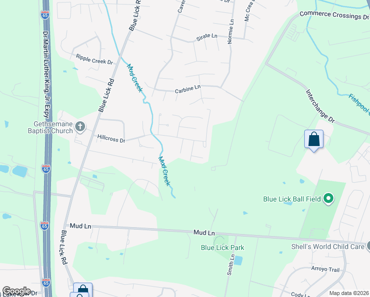 map of restaurants, bars, coffee shops, grocery stores, and more near 11707 Autumn Forest Court in Louisville