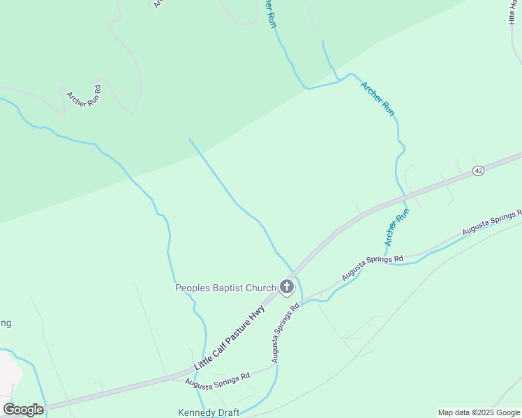 map of restaurants, bars, coffee shops, grocery stores, and more near in Craigsville