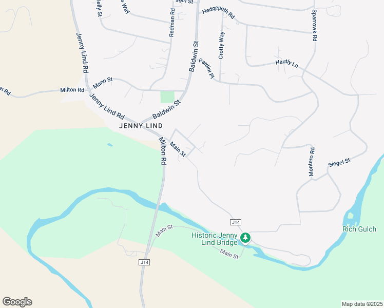 map of restaurants, bars, coffee shops, grocery stores, and more near 11763 Main Street in Valley Springs