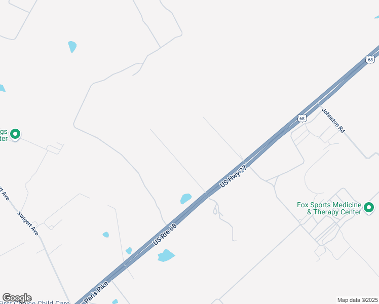 map of restaurants, bars, coffee shops, grocery stores, and more near 3105 Paris Pike in Lexington