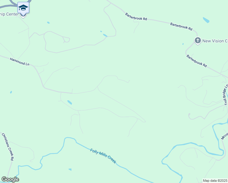 map of restaurants, bars, coffee shops, grocery stores, and more near 505 Hammond Lane in Staunton
