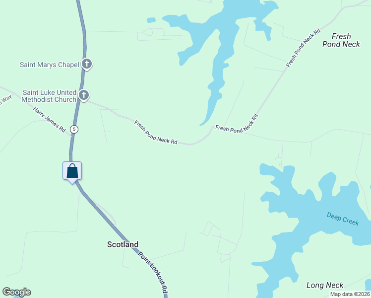 map of restaurants, bars, coffee shops, grocery stores, and more near 49701 Fresh Pond Neck Road in Ridge
