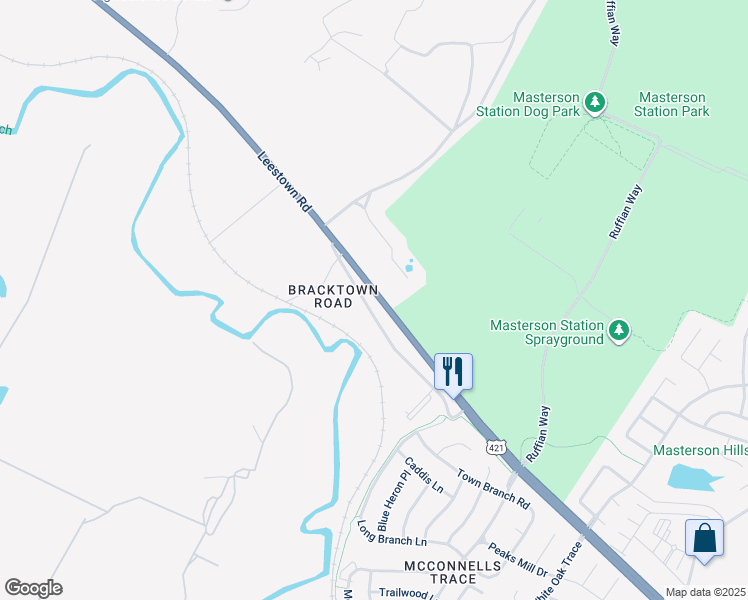 map of restaurants, bars, coffee shops, grocery stores, and more near 3236 Leestown Road in Lexington
