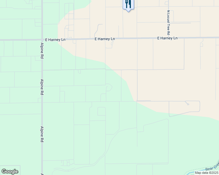 map of restaurants, bars, coffee shops, grocery stores, and more near 9011 East Handel Road in Lodi