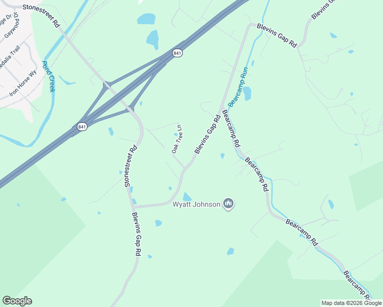 map of restaurants, bars, coffee shops, grocery stores, and more near 3030 Blevins Gap Road in Louisville