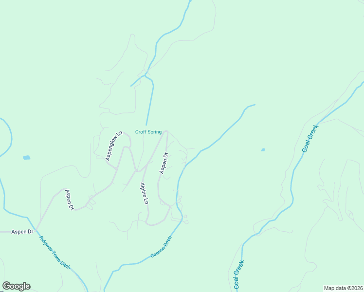 map of restaurants, bars, coffee shops, grocery stores, and more near Valley View Road in Ridgway