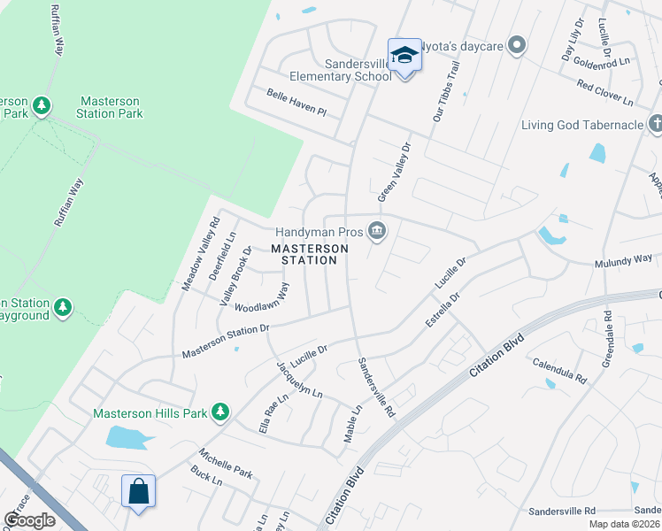 map of restaurants, bars, coffee shops, grocery stores, and more near 425 Skyview Lane in Lexington
