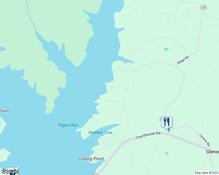 map of restaurants, bars, coffee shops, grocery stores, and more near 5036 Corsair Terrace in Mineral