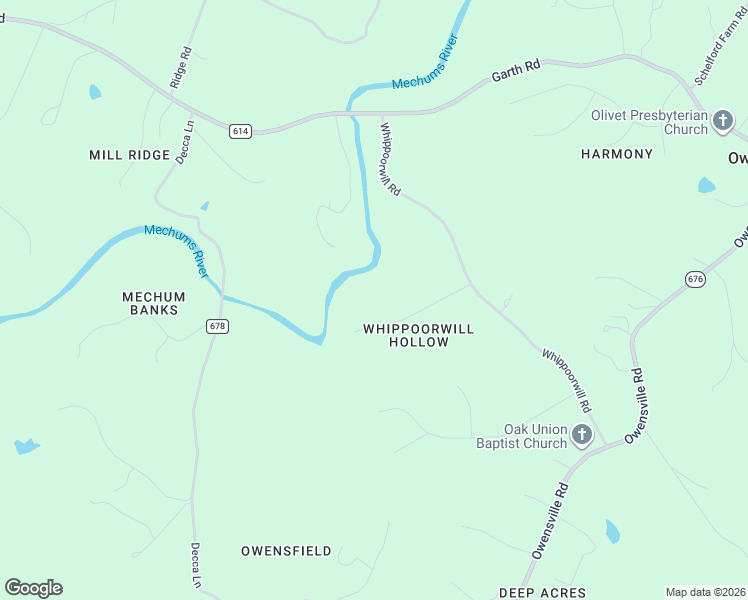 map of restaurants, bars, coffee shops, grocery stores, and more near 2680 Cardinal Ridge Rd in Charlottesville