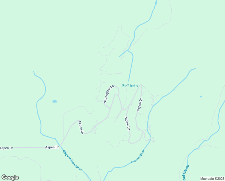 map of restaurants, bars, coffee shops, grocery stores, and more near 22 Aspenglow Lane in Ridgway