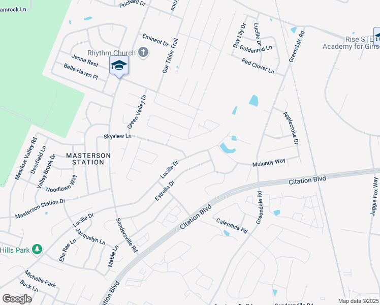 map of restaurants, bars, coffee shops, grocery stores, and more near 661 Lucille Drive in Lexington