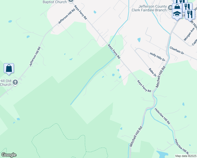 map of restaurants, bars, coffee shops, grocery stores, and more near 604 Wolf Run Road in Louisville