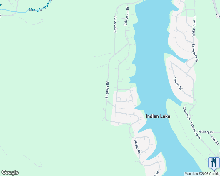 map of restaurants, bars, coffee shops, grocery stores, and more near 1460 Sequoya Ih Road in Cuba