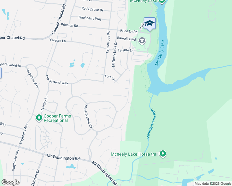 map of restaurants, bars, coffee shops, grocery stores, and more near 6702 Kings Falls Court in Louisville