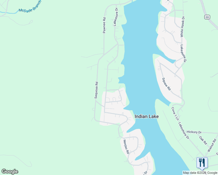 map of restaurants, bars, coffee shops, grocery stores, and more near 1500 Lakeshore Drive in Cuba