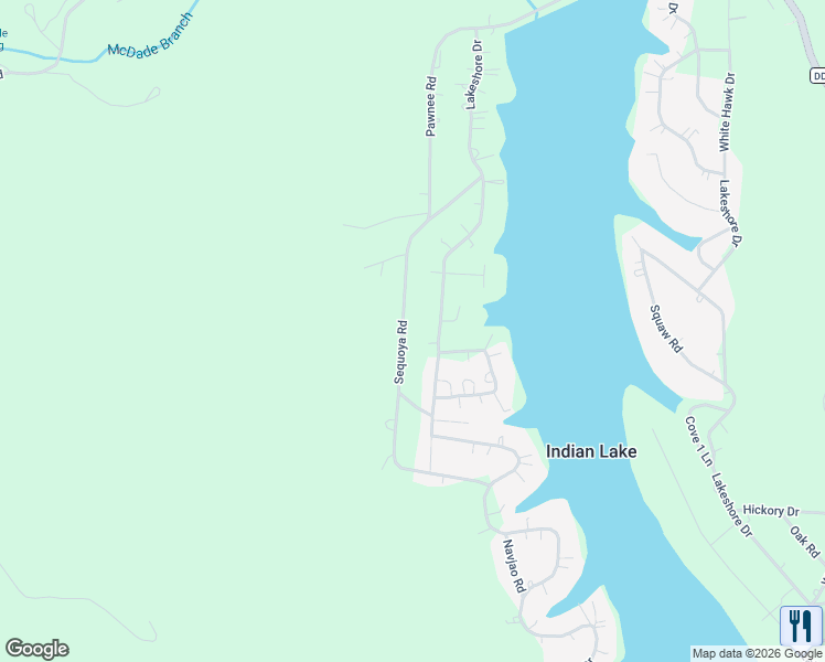 map of restaurants, bars, coffee shops, grocery stores, and more near 1460 Sequoya Ih Road in Cuba