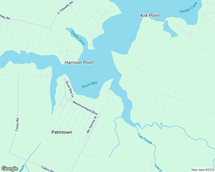 map of restaurants, bars, coffee shops, grocery stores, and more near 1677 Drum Bay Road in Hague