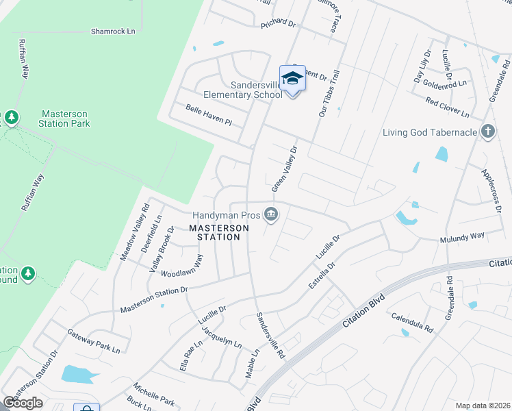 map of restaurants, bars, coffee shops, grocery stores, and more near 520 Skyview Lane in Lexington