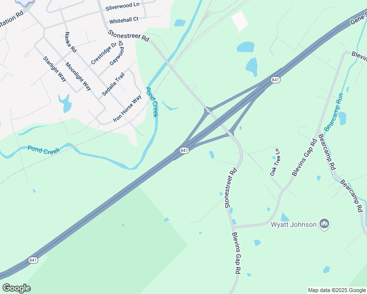 map of restaurants, bars, coffee shops, grocery stores, and more near Gene Snyder Freeway in Louisville