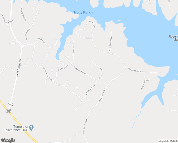map of restaurants, bars, coffee shops, grocery stores, and more near 126 Dogwood Draw in Mineral