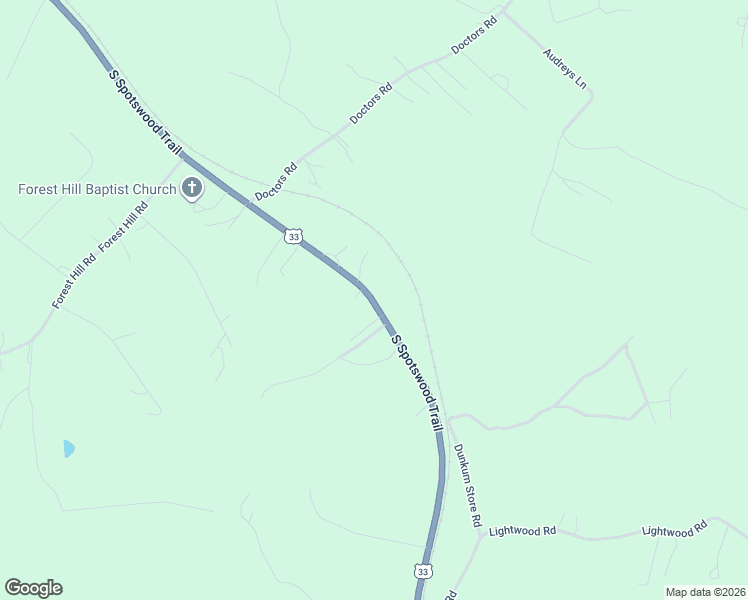 map of restaurants, bars, coffee shops, grocery stores, and more near 3970 South Spotswood Trail in Gordonsville