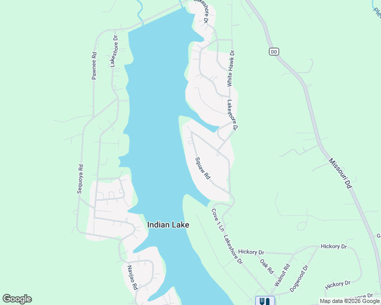 map of restaurants, bars, coffee shops, grocery stores, and more near 747 Squaw Road in Cuba