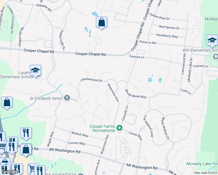 map of restaurants, bars, coffee shops, grocery stores, and more near in 
