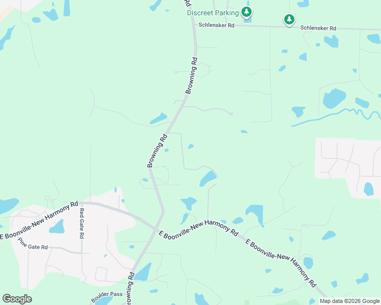 map of restaurants, bars, coffee shops, grocery stores, and more near 13505 Browning Road in Evansville