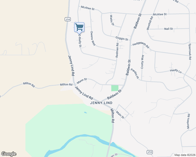 map of restaurants, bars, coffee shops, grocery stores, and more near 8659 Mann Street in Valley Springs