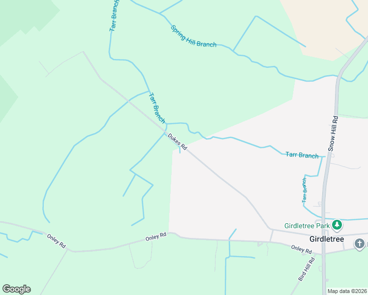 map of restaurants, bars, coffee shops, grocery stores, and more near 5432 Dukes Road in Girdletree