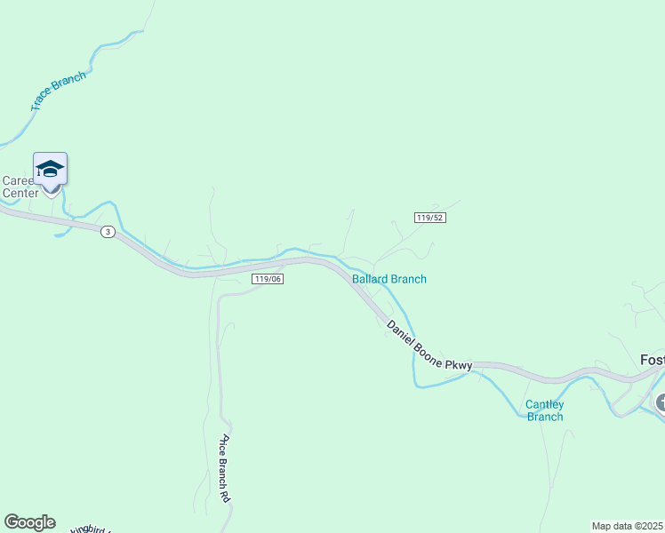 map of restaurants, bars, coffee shops, grocery stores, and more near Daniel Boone Pkwy in Boone