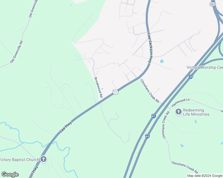map of restaurants, bars, coffee shops, grocery stores, and more near 847 Lee Jackson Highway in Staunton