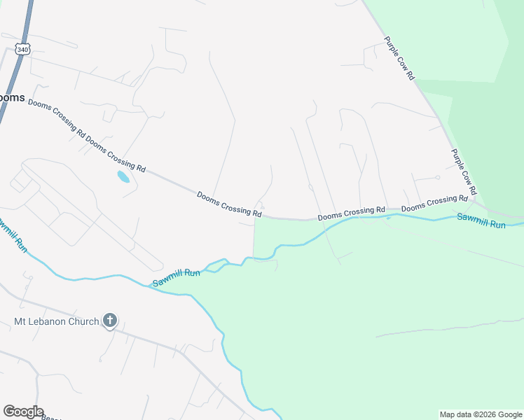 map of restaurants, bars, coffee shops, grocery stores, and more near 560 Dooms Crossing Road in Waynesboro