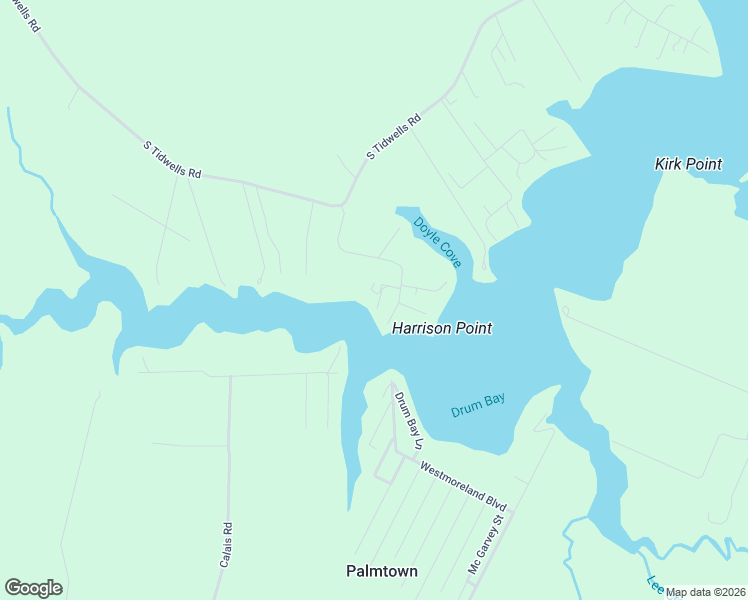 map of restaurants, bars, coffee shops, grocery stores, and more near 308 Apple Tree Road in Montross