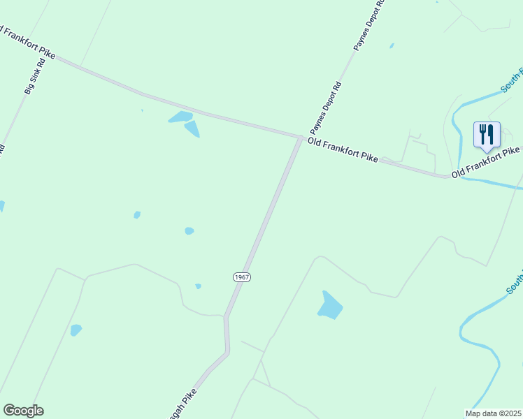 map of restaurants, bars, coffee shops, grocery stores, and more near 4333 Pisgah Pike in Versailles