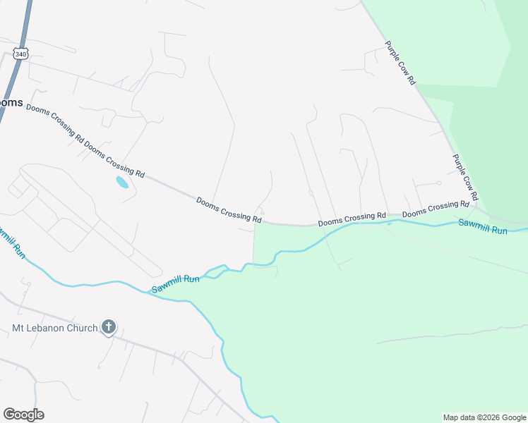 map of restaurants, bars, coffee shops, grocery stores, and more near 560 Dooms Crossing Road in Waynesboro